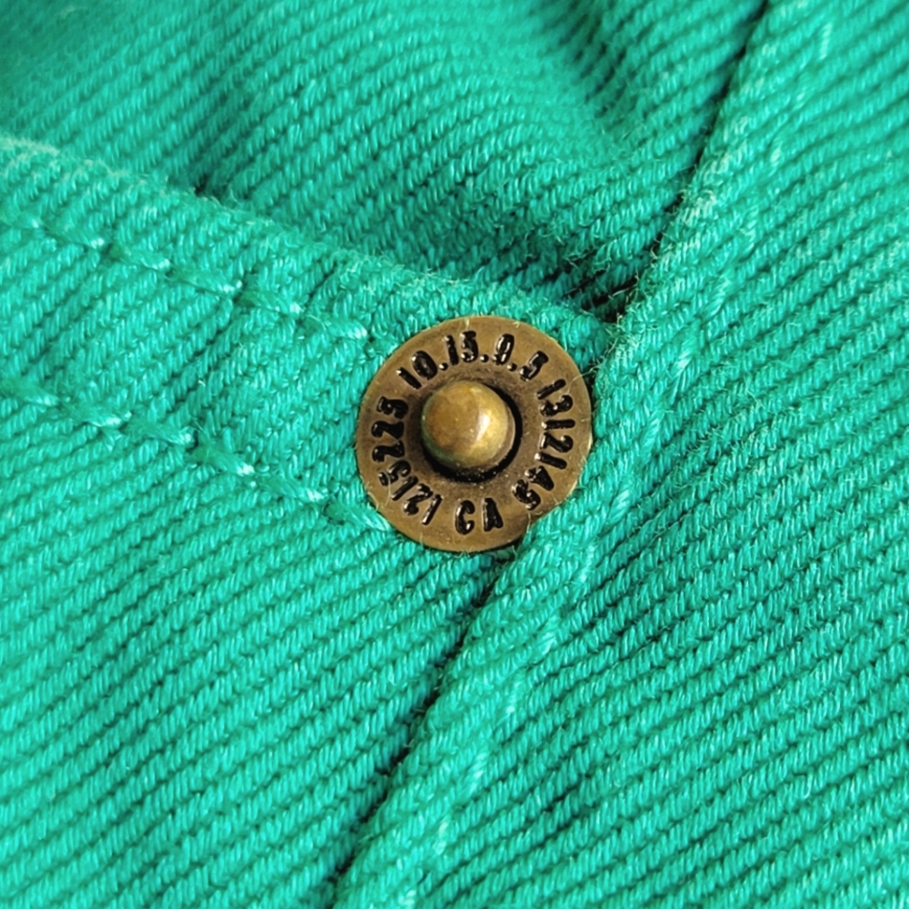 🌟 NWT CURRENT/ELLIOT Ultramarine Green Trendy Women's Boyfriend Shorts Size 29 - Picture 8 of 11
